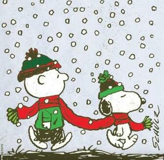 Snoopy Charlie Brown Winter