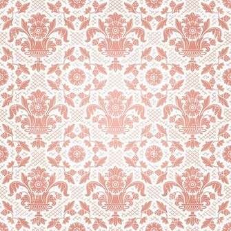 Seamless Pink Classic Victorian Wallpaper Background