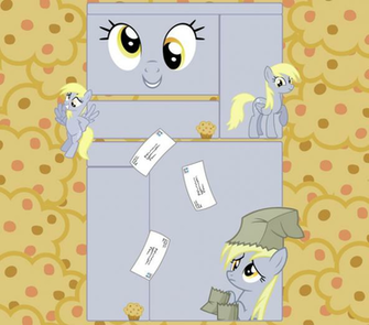 Cute Derpy Hooves Wallpaper Layout