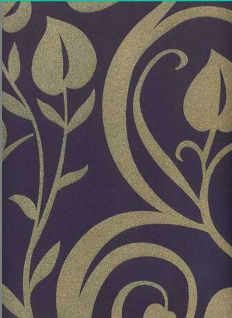 Kelly Deco Velvet Flocked Wallpaper Flock Designer