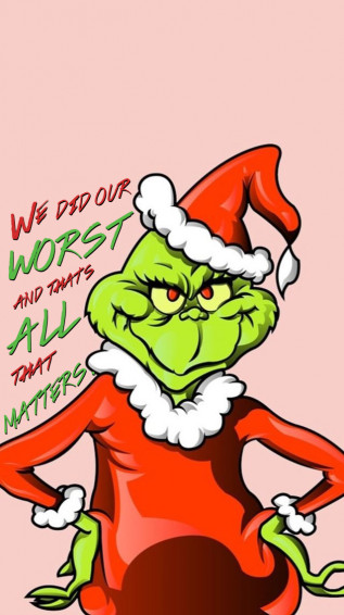 Grinch iPhone Wallpaper Background Christmas