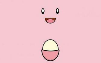 Chansey Minimalism Pink Background Wallpaper Gallery