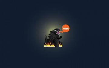 Wallpaper Hello I M Godzilla Rawr Cheechingy