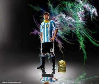 Messi Lionel Argentina Barcelona Balon Oro Deporte Futbol Wallpaper