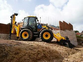 Wallpaper Payloader Jcb 4cx Pilingmaster
