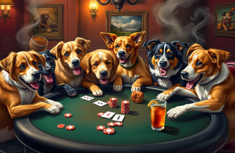 Dogs Playing Poker Wallpaper