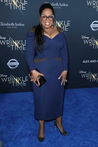 Oprah Winfrey Stills At A Wrinkle In Time Premiere Los