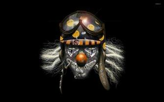 Evil Clown Soldier Wallpaper Digital Art