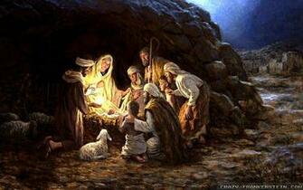 Baby Jesus Christmas Nativity Wallpaper