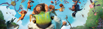 The Croods Animated Movie S Colorful Characters Are Fun Together 8k Wallpaper