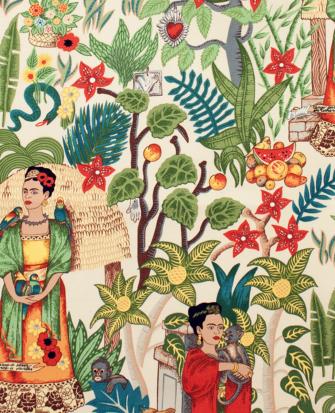 Frida S Garden Tea Heavy Oxford Folklorico Collection By Alexander