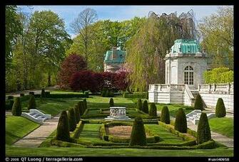 Picture Photo Sunken Garden The Elms Newport Rhode Island Usa