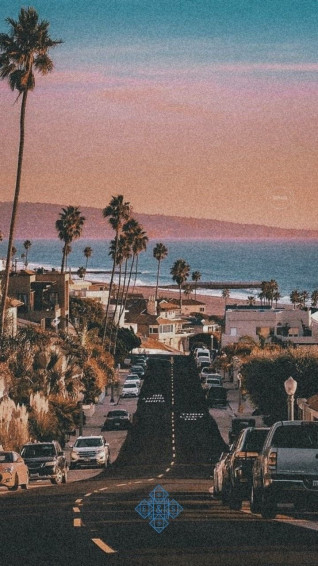 Los Angeles Aesthetic Phone Wallpaper