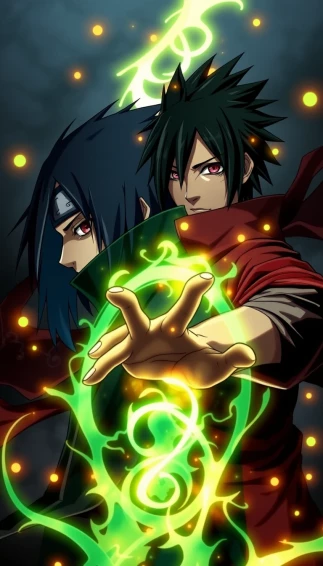Itachi Sasuke Phone Wallpaper