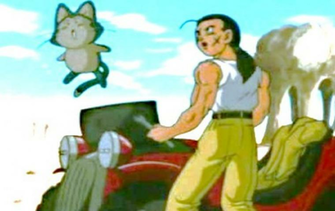 Yamcha Image Working On His Car HD Wallpaper