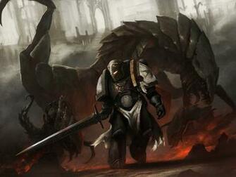 Warhammer 40k Space Marines Artwork Tyranids Black Templar