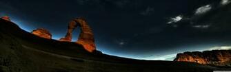 Arch Rock Night 4k HD Desktop Wallpaper For Ultra Tv