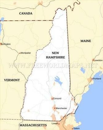 Hampshire United States Map Pc Android iPhone And iPad Wallpaper