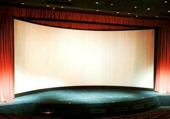 Movie Theatre Screen Background Cinerama Theater