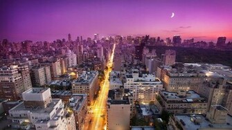 New York Sunset Wallpaper
