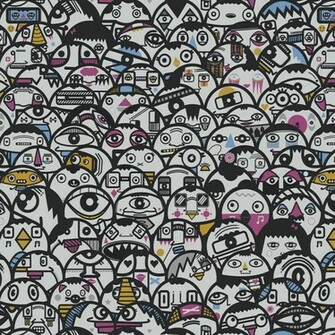Wallpaper Graham Brown Alien Crowd
