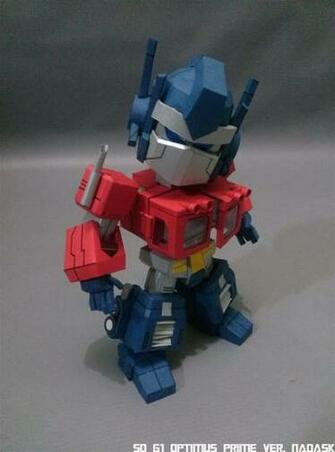 Papercraft G1 Sd Optimus Prime Ver Nadask Full Photore Wallpaper