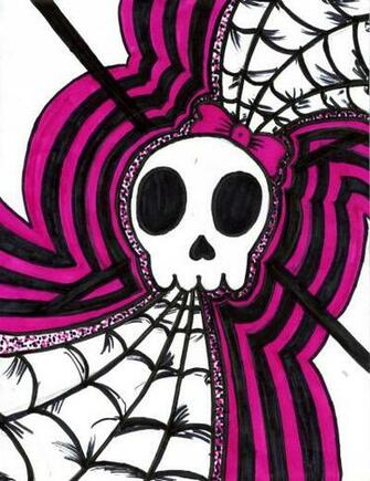 Girly Skull Wallpaper HD Background Desktop