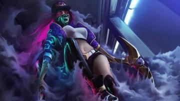 Kda Akali Lolart 8o Lol Wallpaper HD