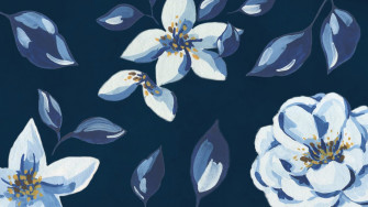 Blue Flower Desktop Wallpaper