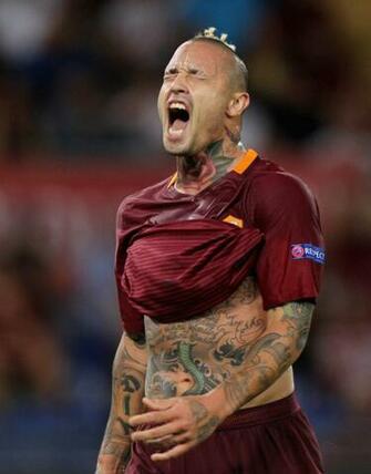 Radja Nainggolan Photos As Roma V Fc Porto Uefa