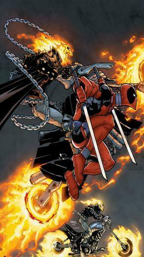 Deadpool Team Up iPhone Wallpaper Background Photo