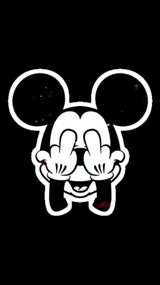 Aesthetic Black Mickey Mouse Wallpaper Mobcup