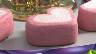 Shaped Marshmallows Collection 3d Model Wallpaper