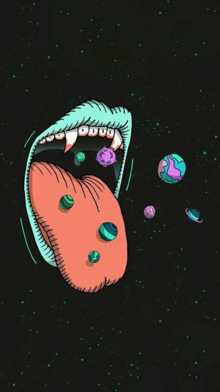 Dark Trippy Wallpaper