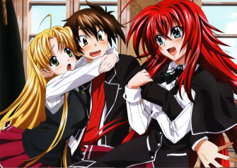 High School Dxd Trio Wallpaper