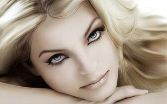 Beautiful Face Wallpaper Stock Photos