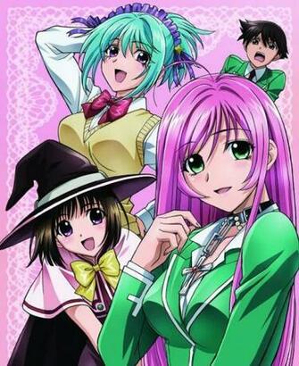 Rosario Vampire Wallpaper Harem Anime Photo