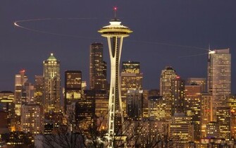 Space Needle Seattle Widescreen Wallpaper