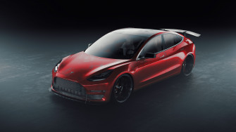 Tesla Sport 4k Red Wallpaper HD Cars
