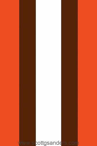 Cleveland Browns Helmet Stripe iPhone Wallpaper Scott G Sanders