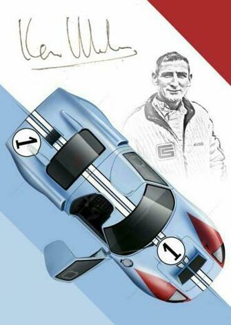 Ken Miles Le Mans In Ford Gt Gt40 Mustang