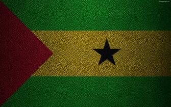Wallpaper Flag Of Sao Tome And Principe Africa 4k