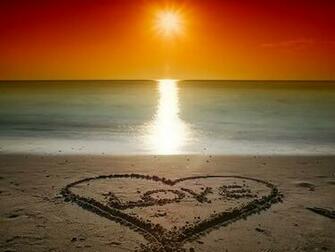 Beach Love Sunset The Sand At