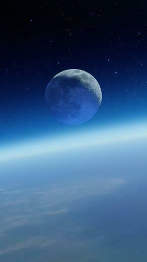 Beautiful Space For iPhone Plus Wallpaper