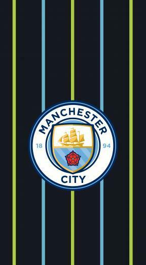 Man City Away Kit Phone Wallpaper