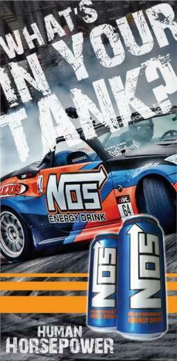Nos Energy Drink Wallpaper Ad