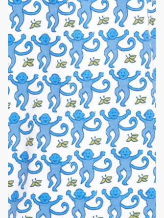 Blue Preppy Monkeys Art Board Print By Designzz