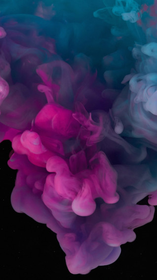 Pink Purple And Blue Smoke