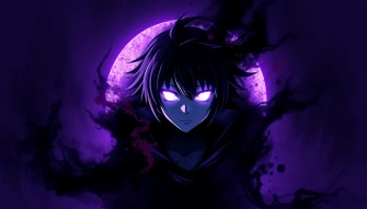 Dark Anime Icons Wallpaper
