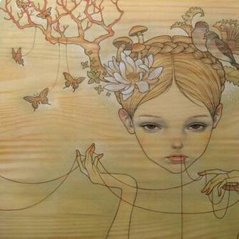 Audrey Kawasaki Artwork Wallpaper
